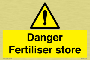 Danger Fertiliser store